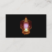 Glühende Transmitter Vakuumröhre Visitenkarte (Vorderseite)