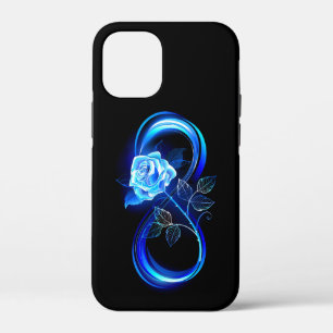 Glühende Unendlichkeit mit blauer Rose Case-Mate iPhone Hülle