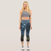 Glühende Waldflöten Capri Leggings (Vorderseite)