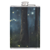 Glühende Waldflöten Flachmann (Rückseite)