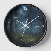 Glühende Waldflöten Uhr (Vorderseite)