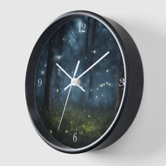 Glühende Waldflöten Uhr (Winkel)