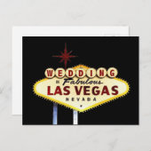 Glühende WEDD in fabulous Las Vegas Postkarte (Vorne/Hinten)