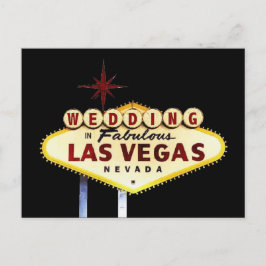 Glühende WEDD in fabulous Las Vegas Postkarte