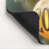 Glühende Weihnachtsschmuck 2025 Mousepad (Ecke)