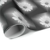 glühende weiße Farbe auf schwarz Geschenkpapier (Rolleneckpunkt)