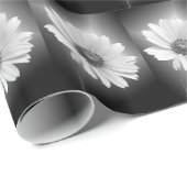 glühende weiße Farbe auf schwarz Geschenkpapier (Rolleneckpunkt)