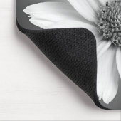 glühende weiße Farbe auf schwarz Mousepad (Ecke)