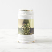 glühende Welt Bierglas (Mittel)