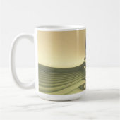 glühende Welt Kaffeetasse (Links)