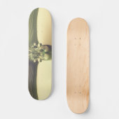 glühende Welt Skateboard (Vorderseite)