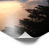 Glühende Wolke Fotodruck (Ecke)