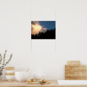 Glühende Wolke Poster (Küche)