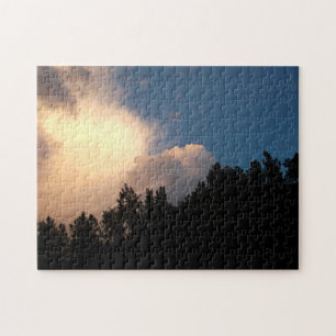 Glühende Wolken Puzzle