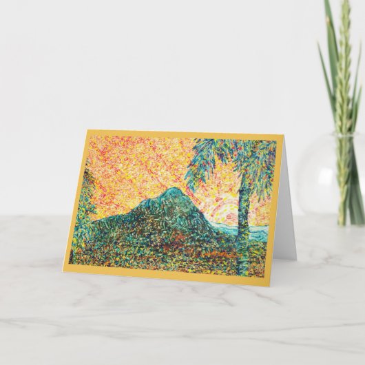 GLÜHENDE WÜSTE KARTE (Vorderseite)