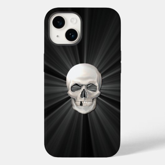 Glühender 3D-Skull Case-Mate iPhone Hülle (Rückseite)