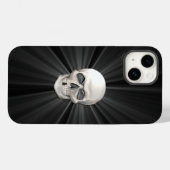 Glühender 3D-Skull Case-Mate iPhone Hülle (Rückseite (Horizontal))
