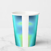 Glühender Aqua Paper Cup Pappbecher (Links)