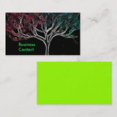 Glühender Baum Visitenkarte (Vorne/Hinten)