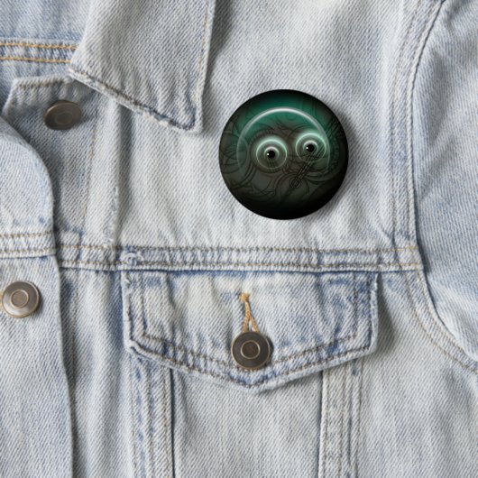 Glühender Cartoon Button (Beispiel)