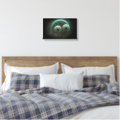 Glühender Cartoon Leinwanddruck (Insitu (Schlafzimmer))