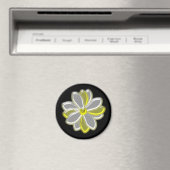 Glühender Daisy Blume Magnet (In Situ (Geschirrspüler))