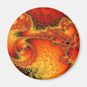 Glühender Firepit Magnet (Vorne)