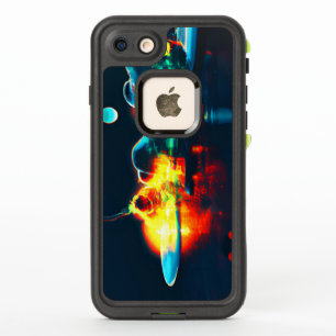 Glühender flüssiger Tropfen