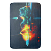 Glühender flüssiger Tropfen Badematte (Vorderseite Vertikal)