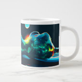 Glühender flüssiger Tropfen Jumbo-Tasse (Rechts)