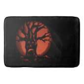 Glühender, gefürchteter Treppenkürbis Badematte (Vorderseite)