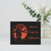 Glühender, gefürchteter Treppenkürbis Postkarte (Stehend Vorderseite)