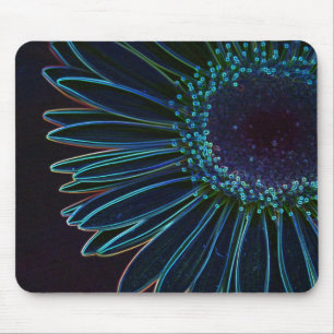 Glühender Gerbera Mousepad