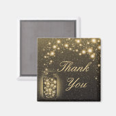 Glühender Glanz aus Glühwürmchen mit Nachtstern Magnet (Vorderseite/Rückseite)