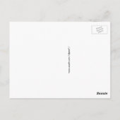 Glühender Glanz aus Glühwürmchen mit Nachtstern Postkarte (Rückseite)