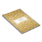 glühender Glitzer Notizblock (Rechte Seite)