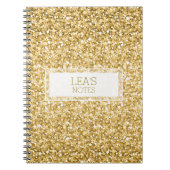 glühender Glitzer Notizblock (Vorderseite)