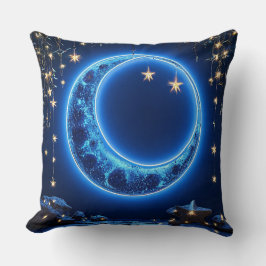 Glühender Halbmond Kissen