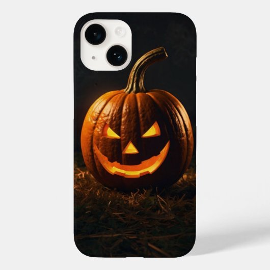 Glühender Jack-O’-Lantern Case-Mate iPhone Hülle (Rückseite)