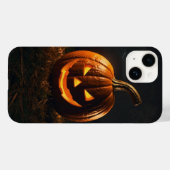 Glühender Jack-O’-Lantern Case-Mate iPhone Hülle (Rückseite (Horizontal))