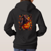 Glühender Jack-o’-Lantern Comfort Hoodie (Rückseite)