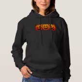 Glühender Jack-o’-Lantern Comfort Hoodie (Vorderseite)