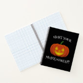 Glühender Jack-o'-Lantern - Licht in deine Albträu Notizblock (Innenseite)