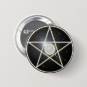 Glühender Knopf des Pentagram-1 Button (Vorne & Hinten)