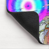 Glühender Komet Mousepad (Ecke)