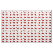 Glühender Lippenzigaretten-Schädel-Rauch Stoff (Yard (91,4 cm))