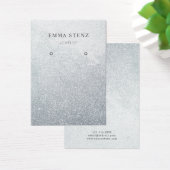 glühender Metallsilber ・ Earring Display Card (Schreibtisch)