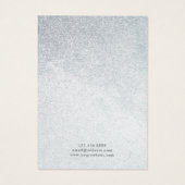 glühender Metallsilber ・ Earring Display Card (Rückseite)