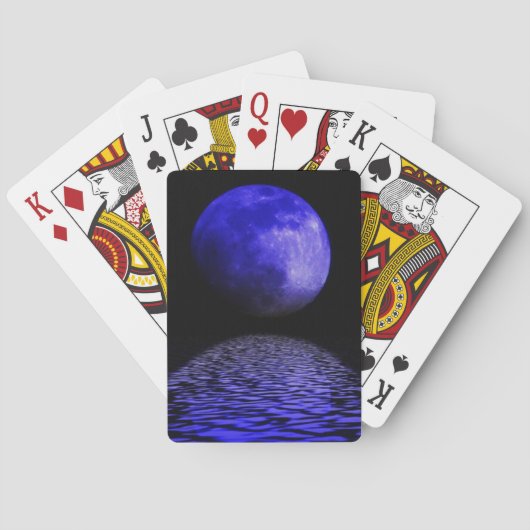 Glühender Mondschein Spielkarten (Rückseite)