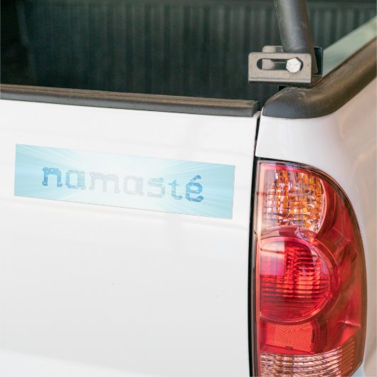Glühender Namaste Autoaufkleber (Auf Lkw)
